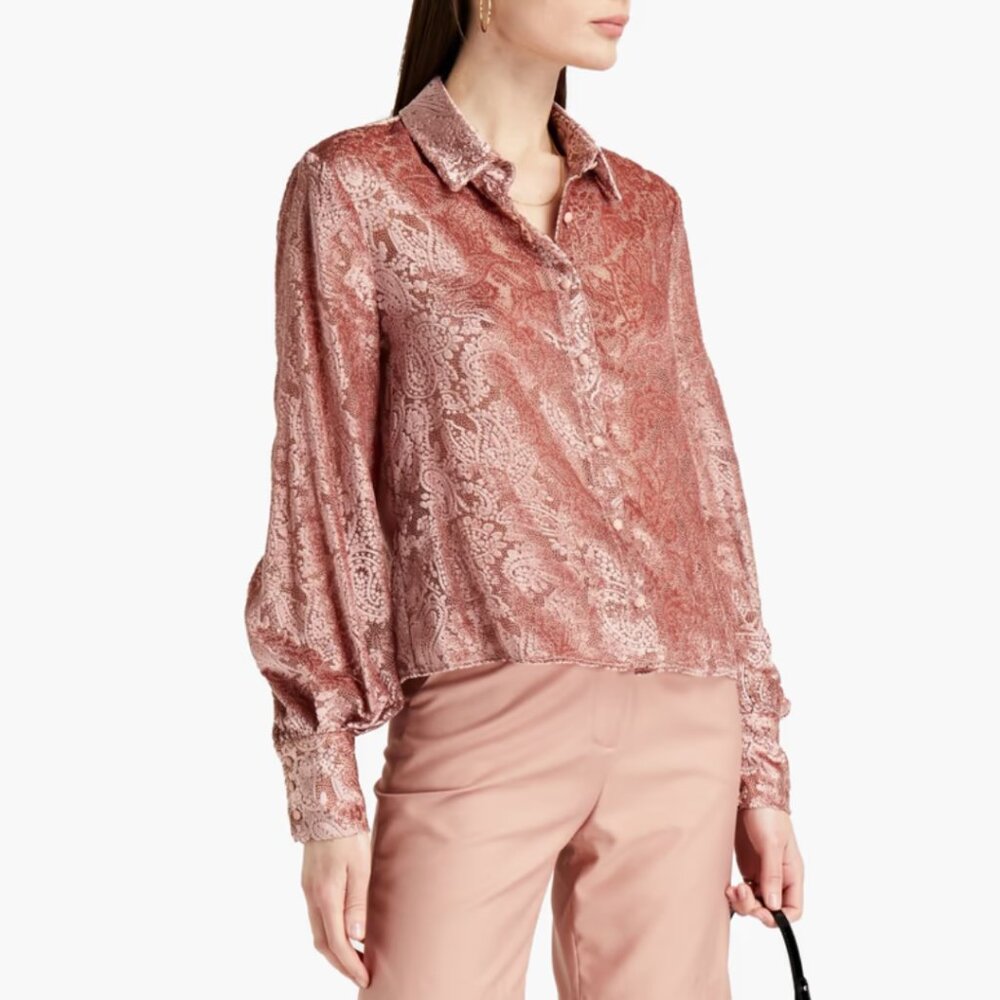 Alexis Kylie Velvet Blouse